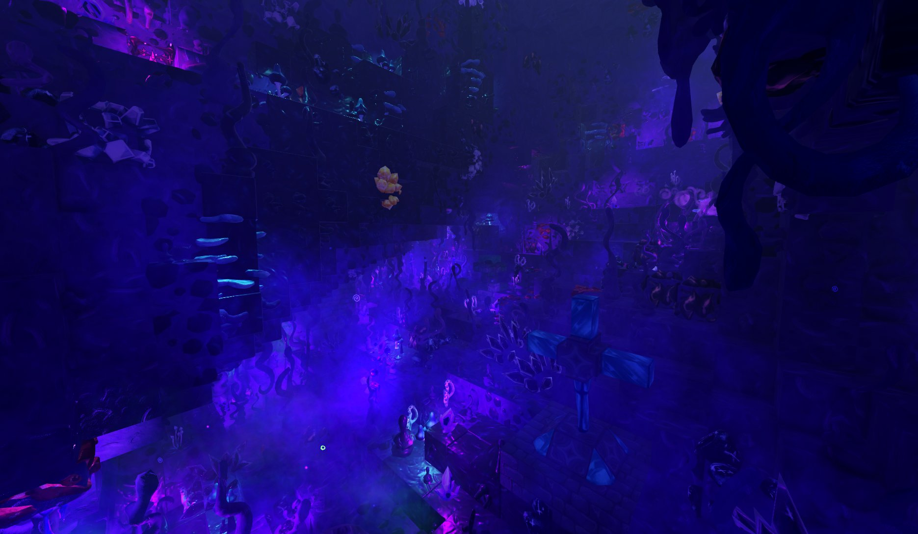 Picture of the mist biome in Cavern Crusher.